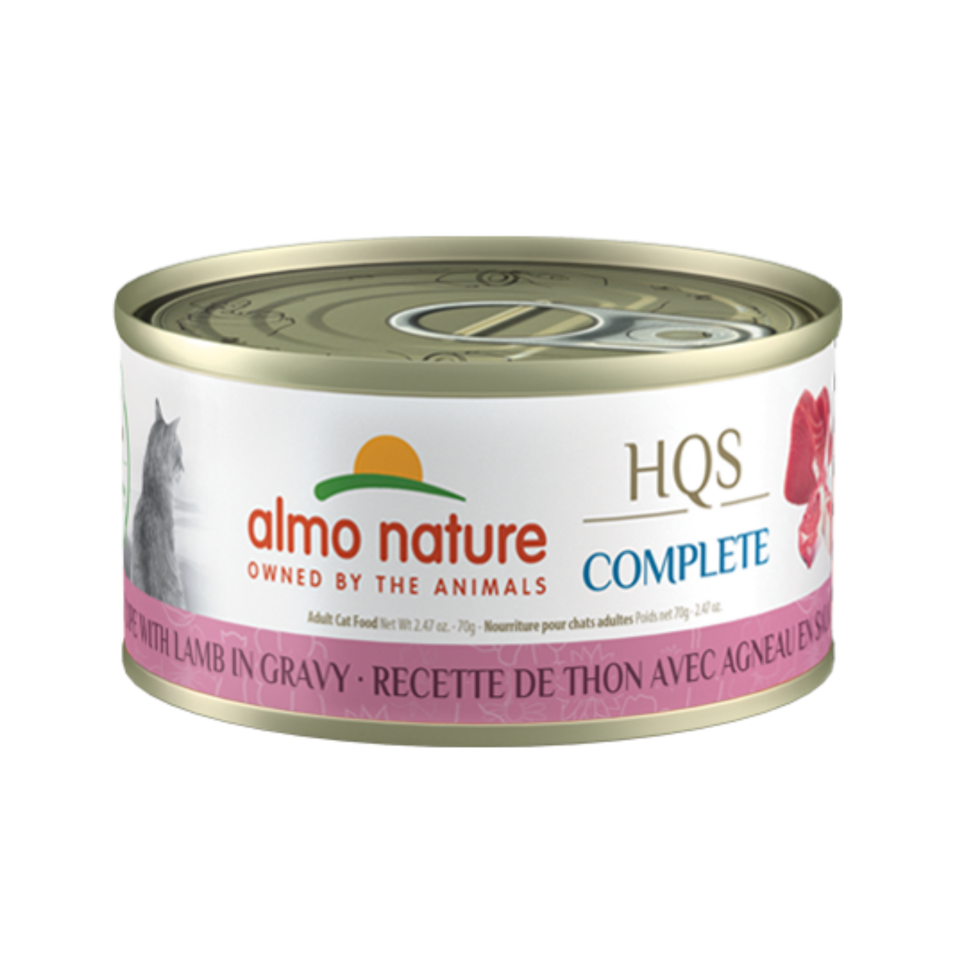 Almo Nature HQS Complete Tuna Recipe with Lamb in Gravy Wet Cat Food - Pups & Cubs Premium Pet Food