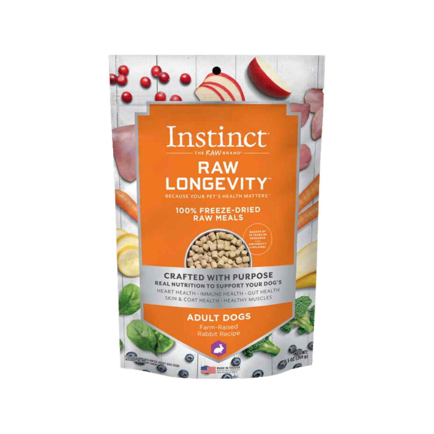 Instinct Raw Longevity 100% Freeze-Dried Raw Meals for Dogs