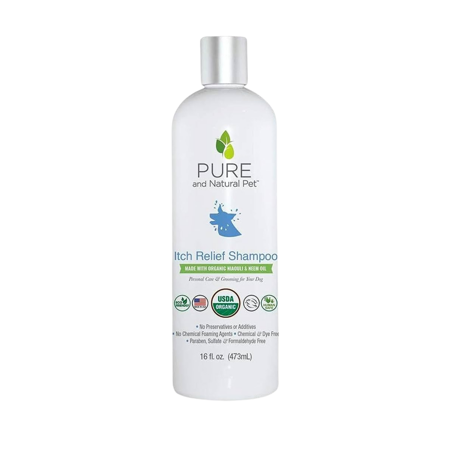 Pure and Natural Pet Itch Relief Organic Shampoo