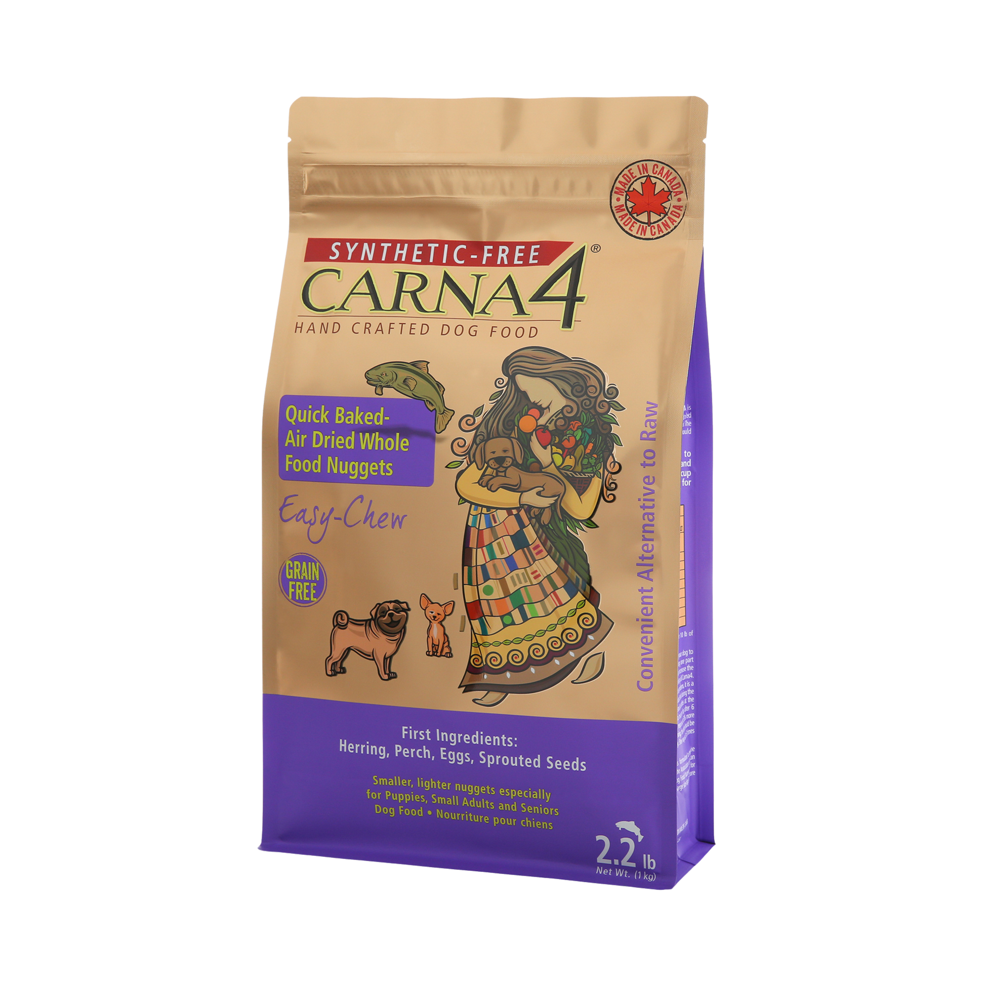 Carna4 Fish Recipe Dry Dog Food - Pups & Cubs Premium Pet Food