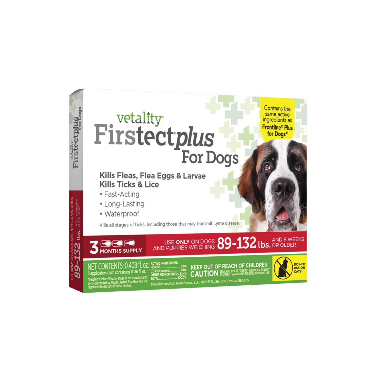 Vetality Firstect Plus for Dogs: Flea & Tick Treatment