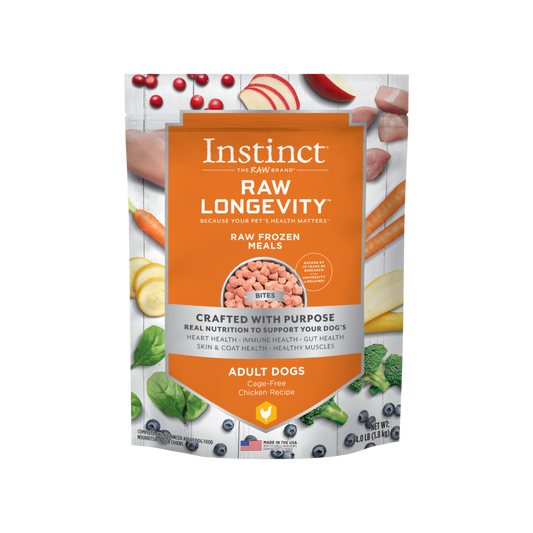 Instinct Raw Longevity Frozen Bites