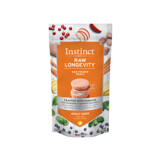 Instinct Raw Longevity Frozen Patties