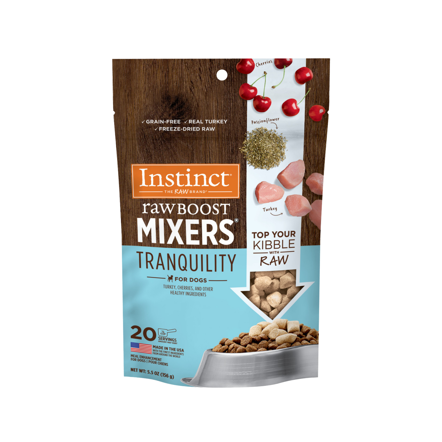Instinct Raw Boost Mixers Tranquility for Dogs