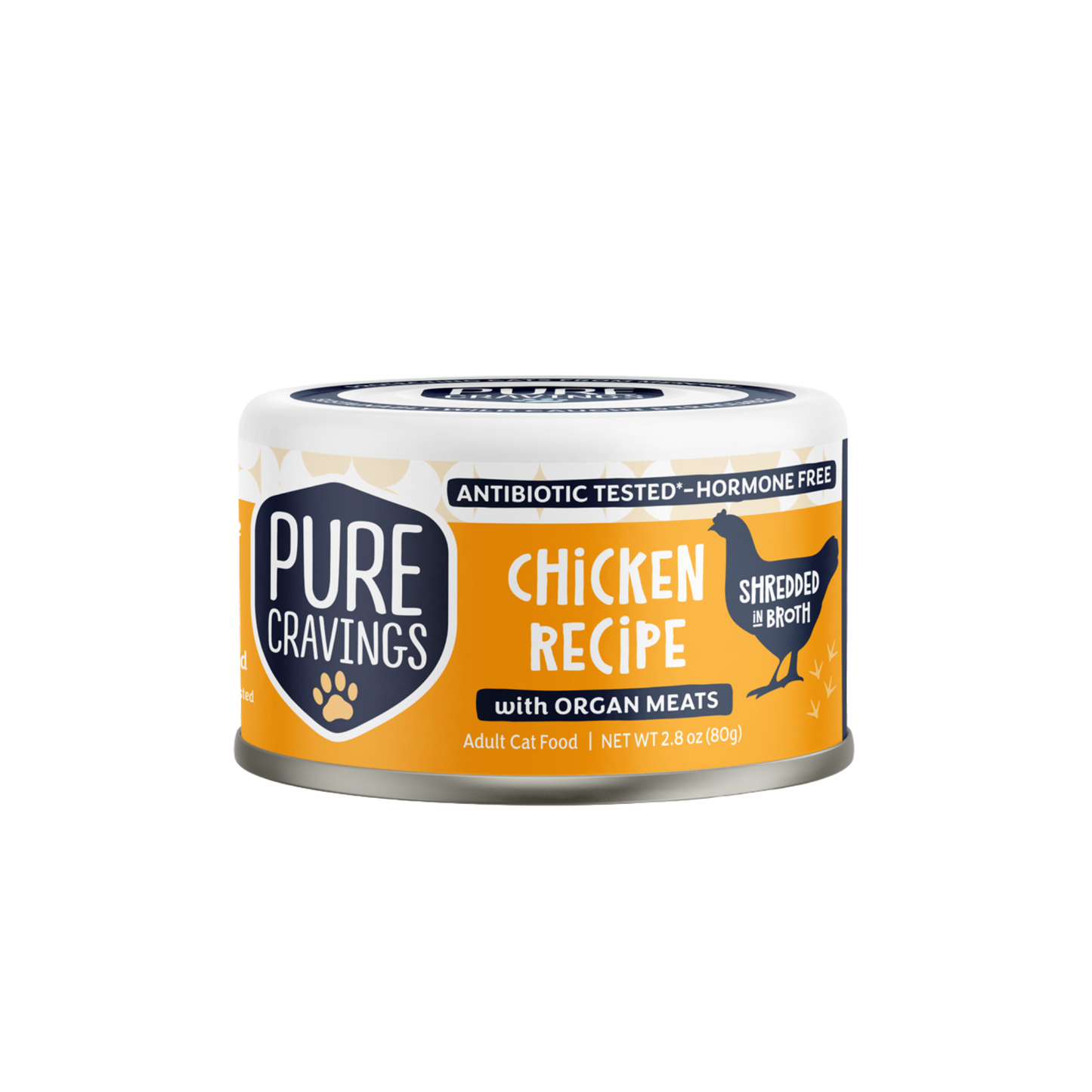Pure Cravings Chicken Recipe Shredded in Broth Wet Cat Food