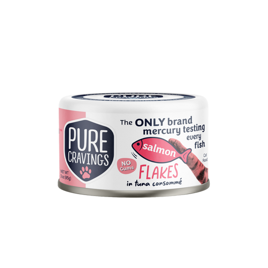 Pure Cravings Salmon Flakes in Tuna Consommé Wet Cat Food