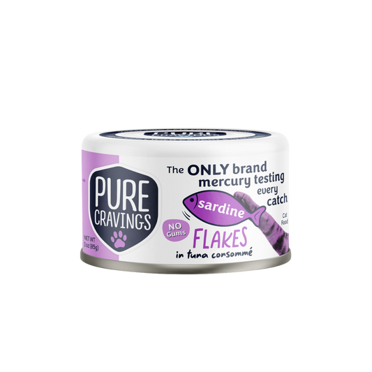 Pure Cravings Sardine Flakes in Tuna Consommé Wet Cat Food