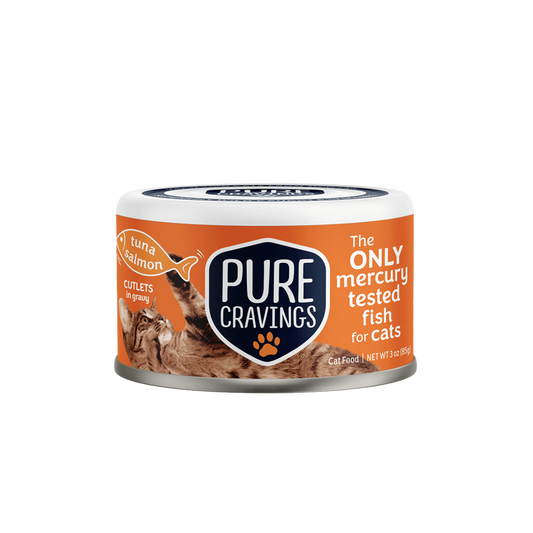 Pure Cravings Wild Tuna & Salmon Cutlets in Gravy Wet Cat Food