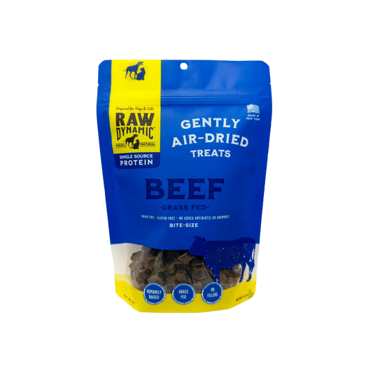 Raw Dynamic Air-Dried Raw Beef Treats for Dogs & Cats