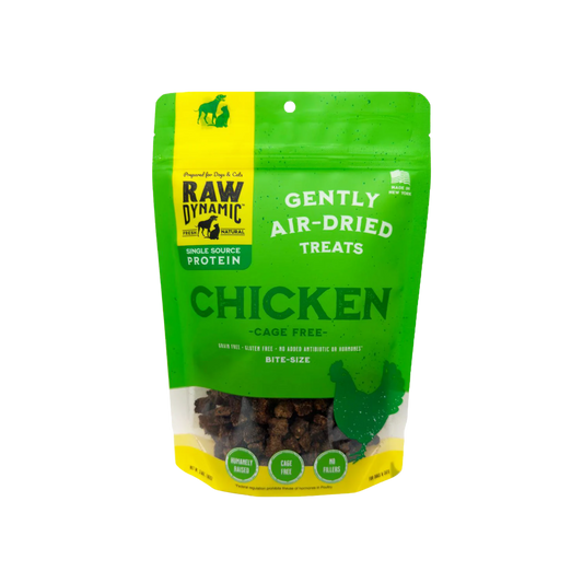 Raw Dynamic Air-Dried Raw Chicken Treats for Dogs & Cats