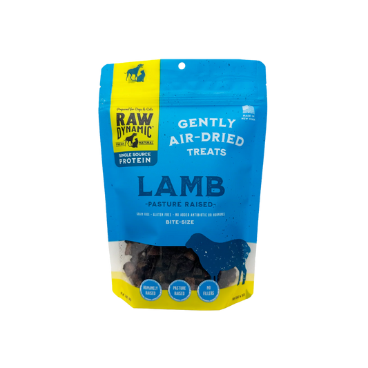 Raw Dynamic Air-Dried Raw Lamb Treats for Dogs & Cats