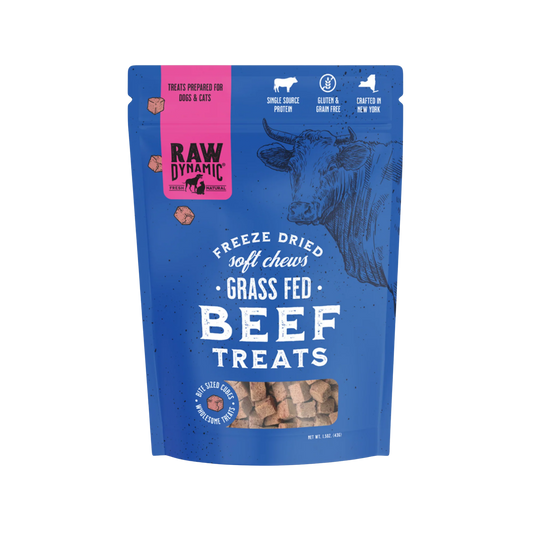 Raw Dynamic Freeze-Dried Raw Beef Treats, 1.5oz