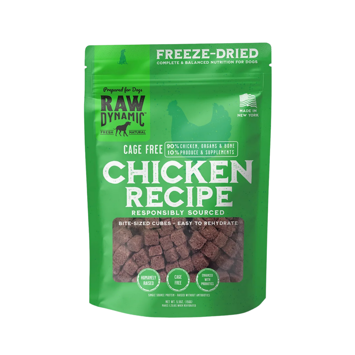 Raw Dynamic Freeze-Dried Raw Chicken Formula for Dogs