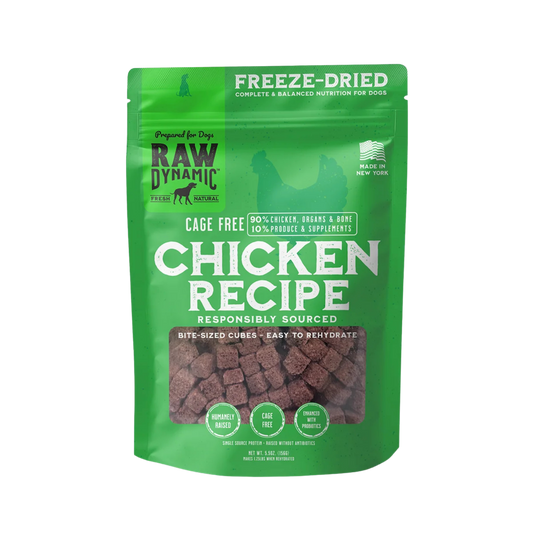 Raw Dynamic Freeze-Dried Raw Chicken Formula for Dogs