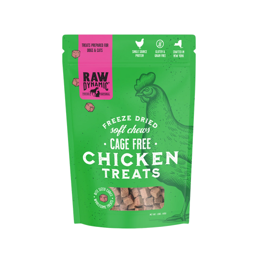 Raw Dynamic Freeze-Dried Raw Chicken Treats, 1.5oz