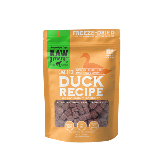 Raw Dynamic Freeze-Dried Raw Duck Formula for Dogs