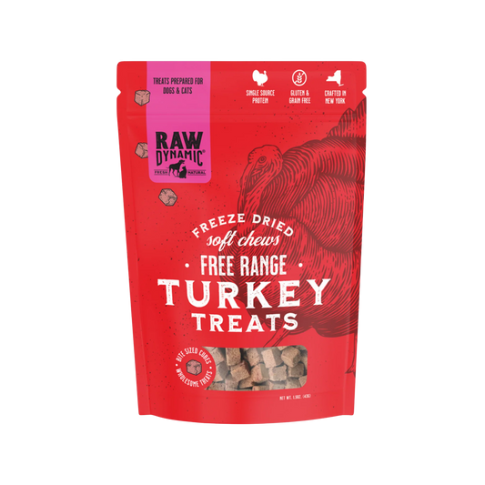 Raw Dynamic Freeze-Dried Raw Turkey Treats, 1.5oz