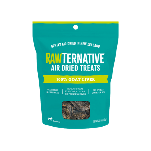 Rawternative Air-Dried 100% Goat Liver Dog Treats