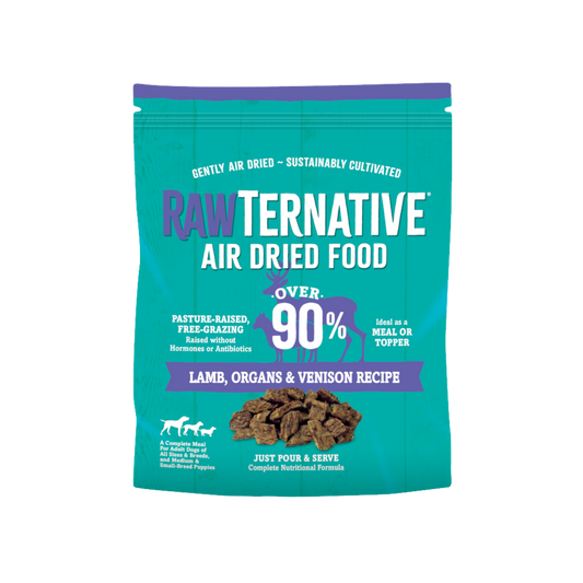 Rawternative Air-Dried Lamb, Organs & Venison Recipe Dog Food