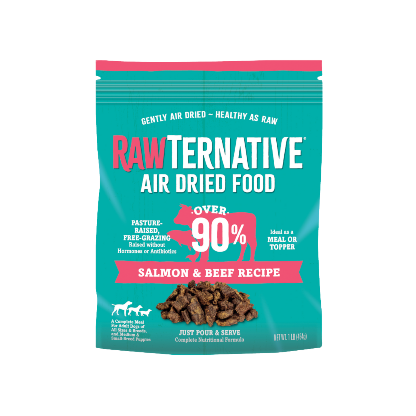 Rawternative Air-Dried Salmon & Beef Recipe Dog Food