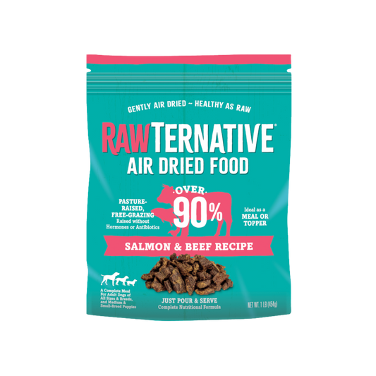 Rawternative Air-Dried Salmon & Beef Recipe Dog Food