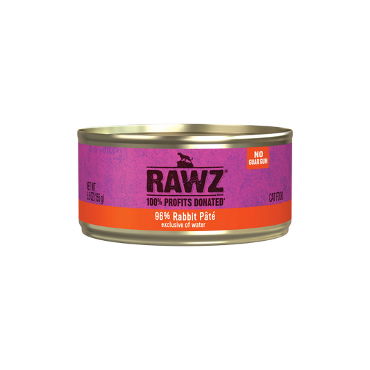 Rawz 96% Rabbit Pate Cat Food