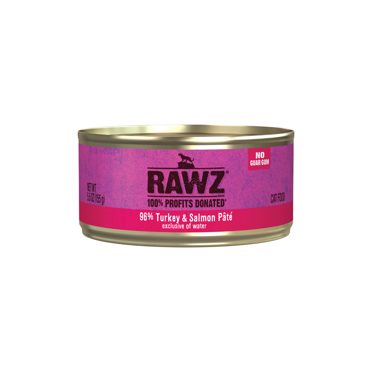 Rawz 96% Turkey & Salmon Pate Cat Food