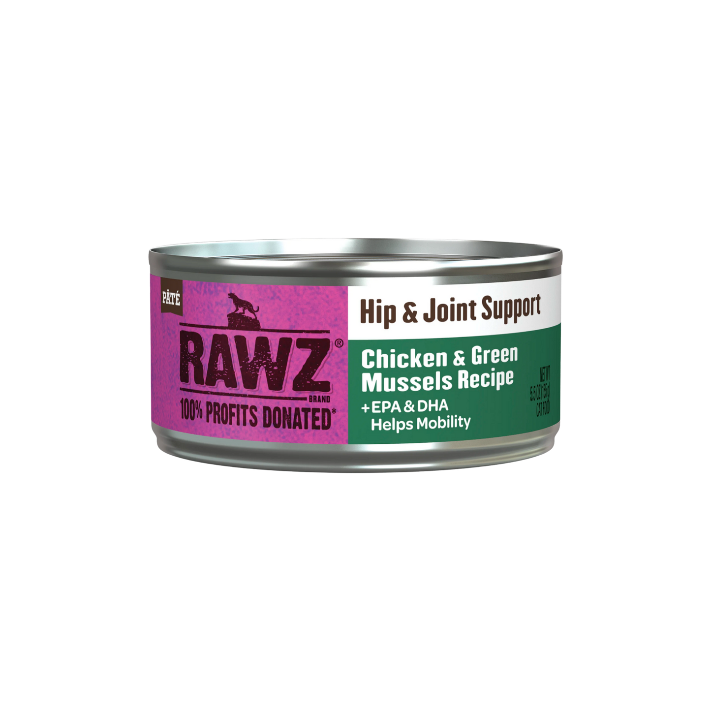 Rawz Hip & Joint Support Chicken & Green Mussels Cat Food
