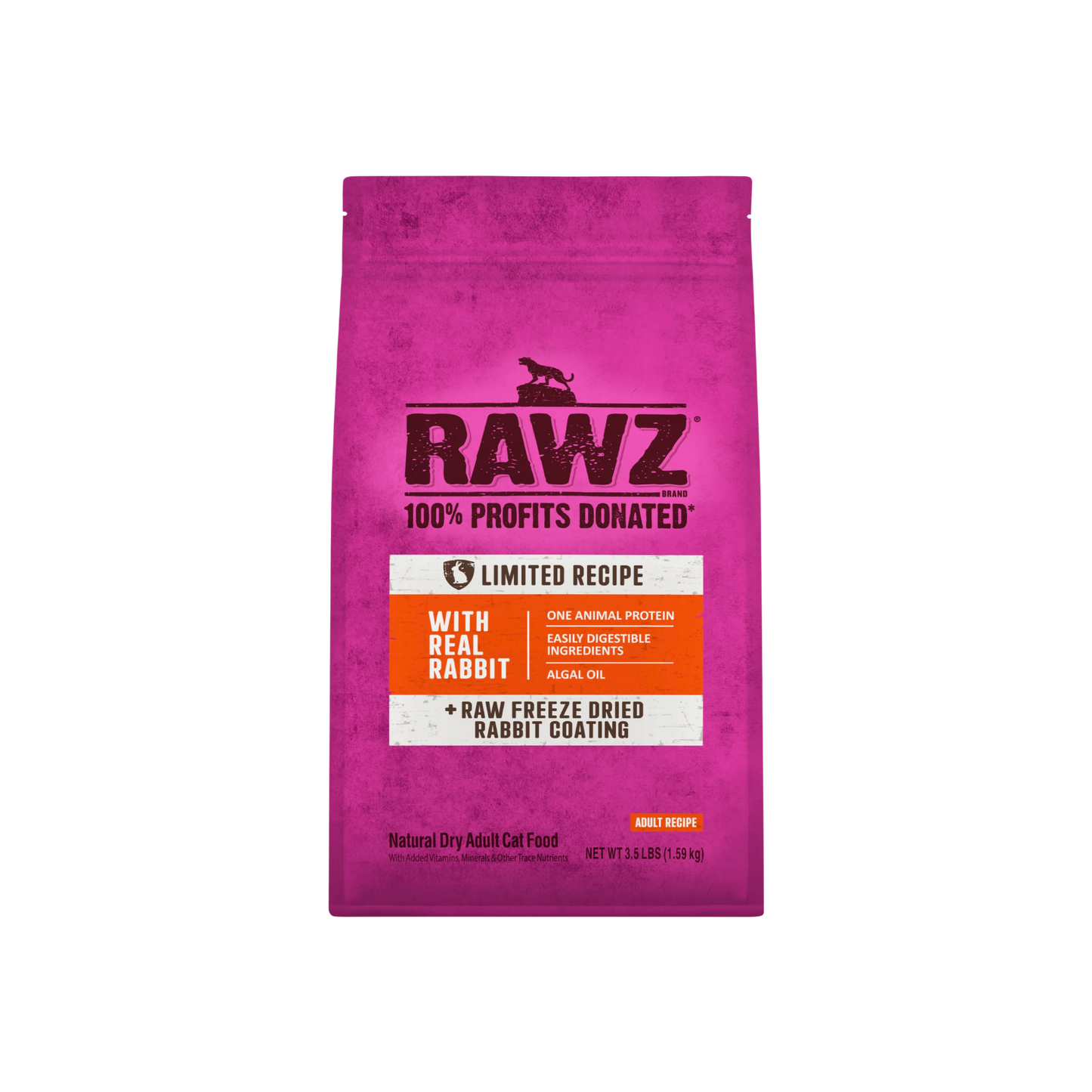 Rawz Real Rabbit Dry Cat Food