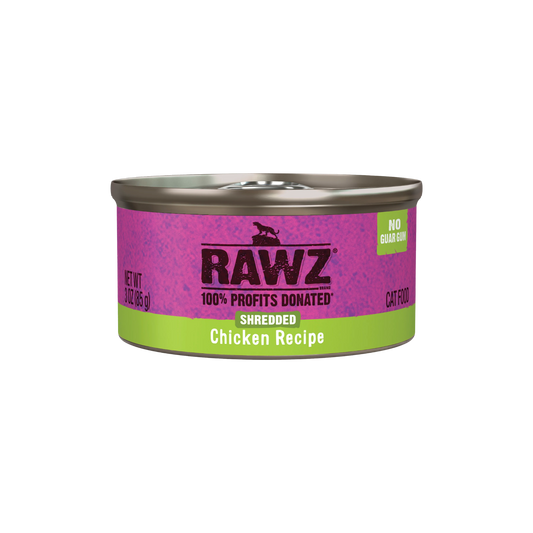 Rawz Shredded Chicken Wet Cat Food, 3oz