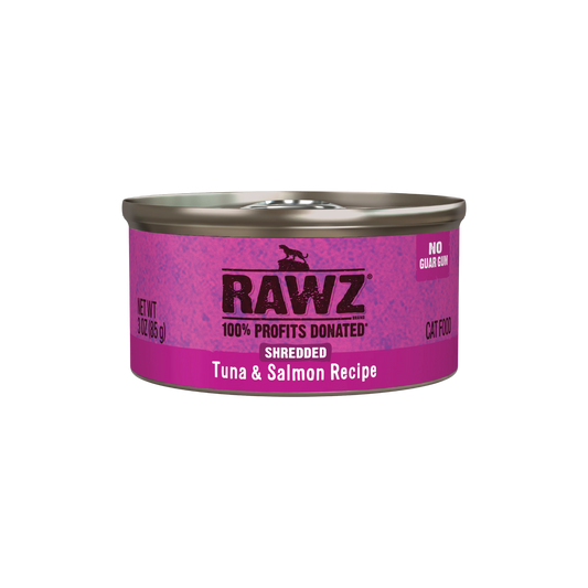 Rawz Shredded Tuna & Salmon Wet Cat Food, 3oz