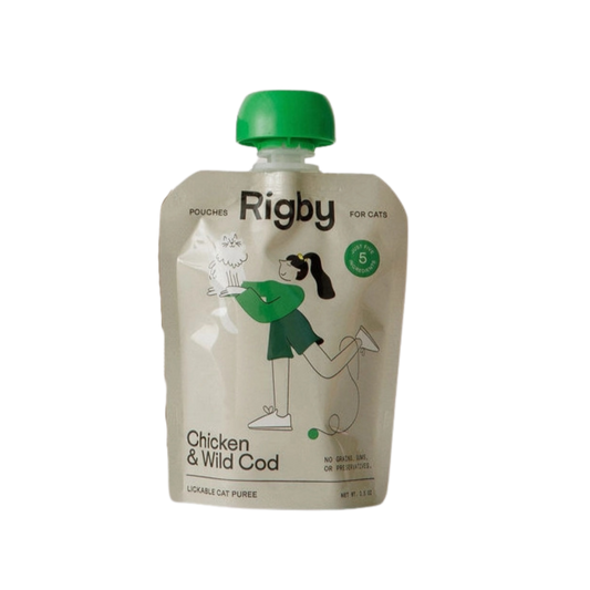 Rigby Chicken & Wild Cod Essential Cat Treats Pouch