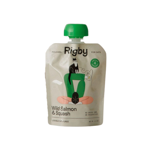 Rigby Wild Salmon & Squash Essential Cat Treats Pouch