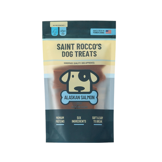 Saint Rocco's Alaskan Salmon Dog Treats, 8oz