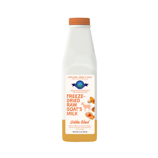 Shepherd Boy Farms Golden Blend Freeze-Dried Raw Goat's Milk for Dogs & Cats