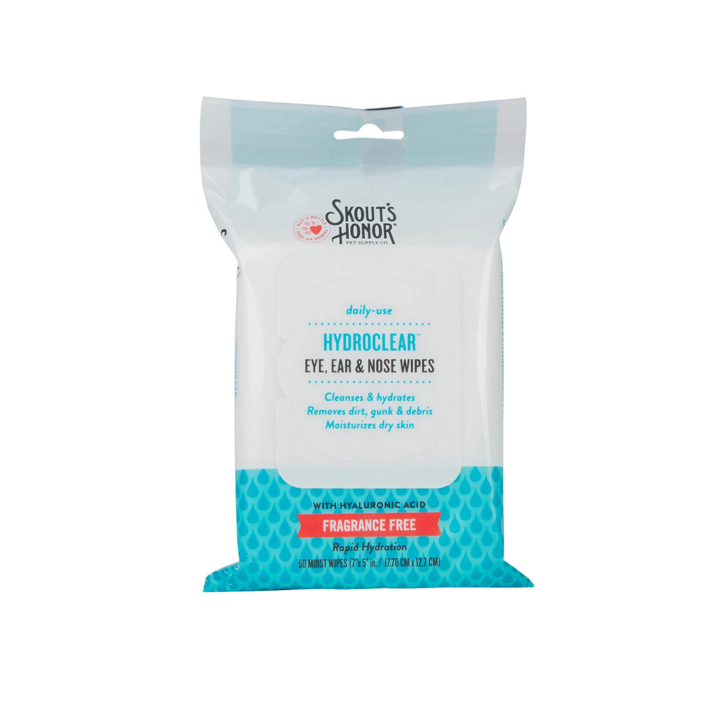 Skout's Honor HydroClear Eye, Ear & Nose Wipes