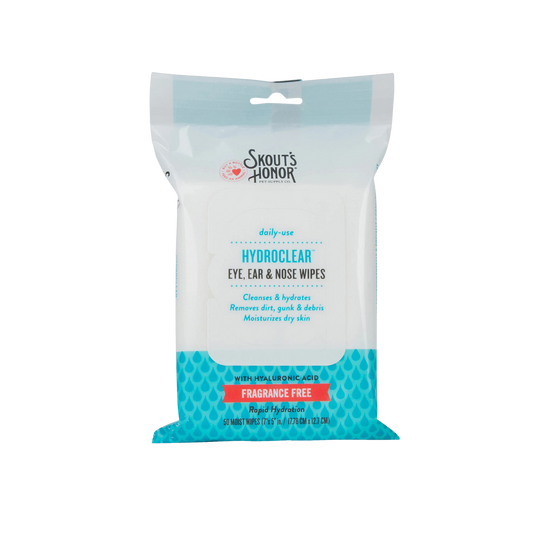 Skout's Honor HydroClear Eye, Ear & Nose Wipes