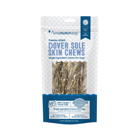 Smallbatch Dover Sole Fish Skin Chews