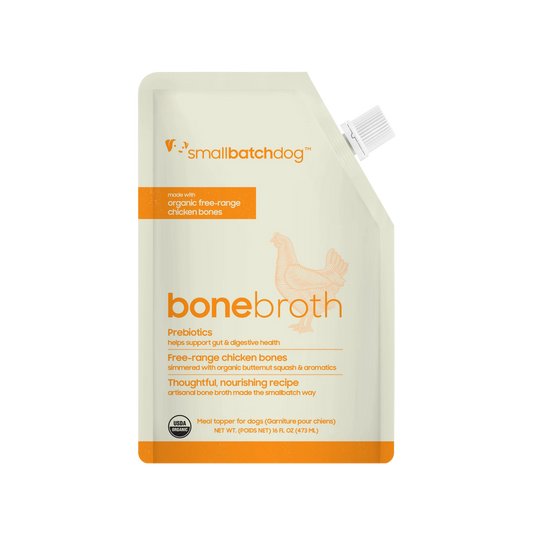 Smallbatch Frozen Organic Chicken Bone Broth for Dogs & Cats