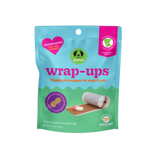 Stashios Wrap-Ups Peanut Butter Flavor Pill Hider, 2.5oz