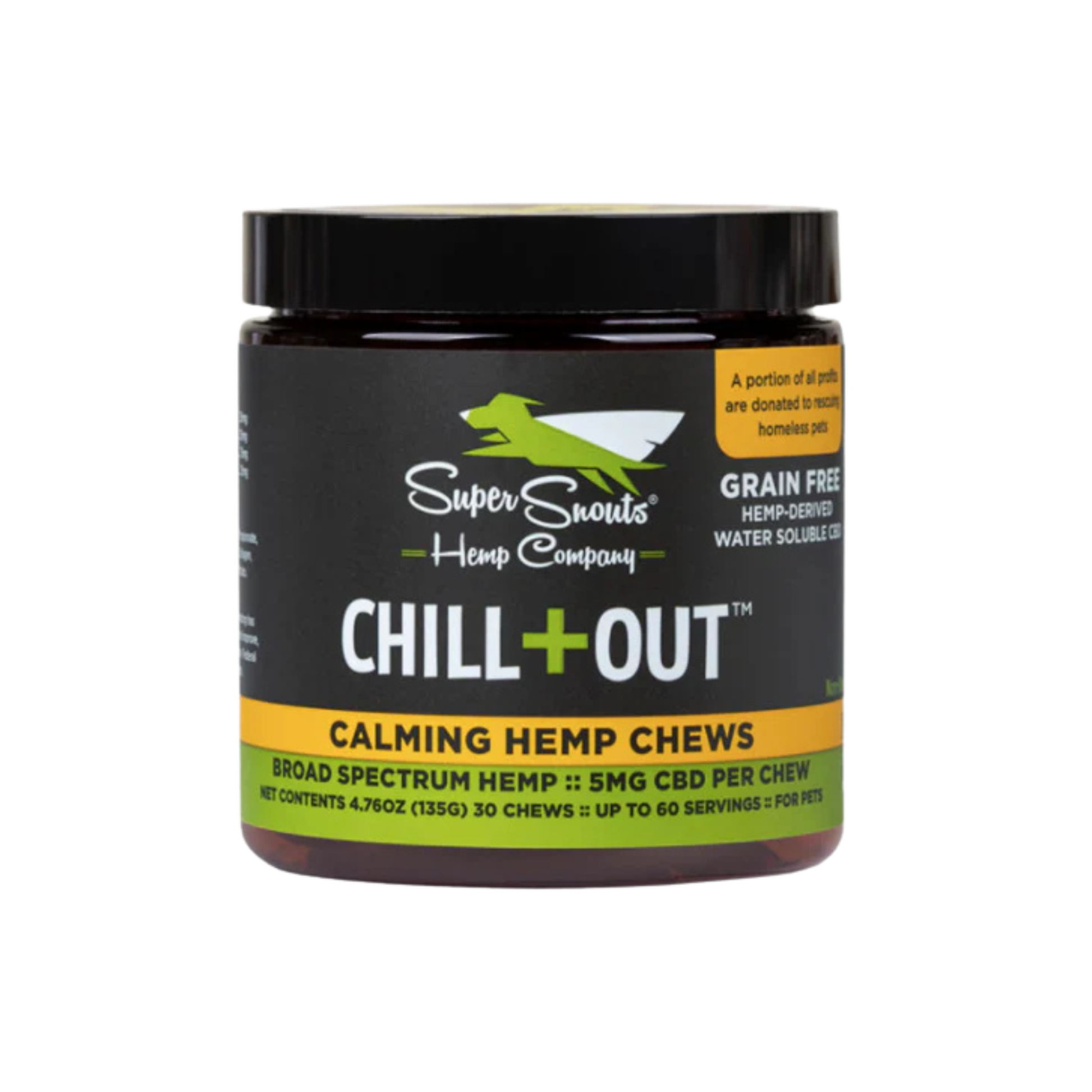 Super Snouts Chill + Out Calming Hemp Chews – Pups & Cubs Premium Pet Food