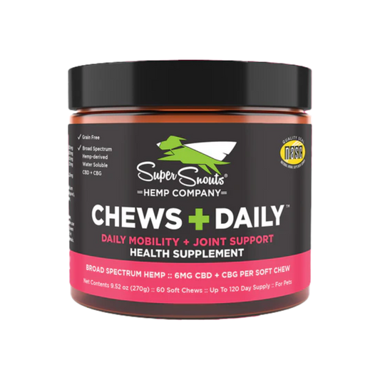 Super Snouts Chews Daily Mobility Support Hemp Chew