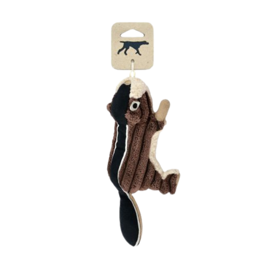 Tall Tails Chipmunk with Squeaker Dog Toy