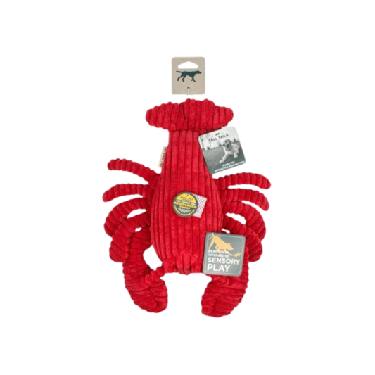 Tall Tails Crunch Lobster Dog Toy