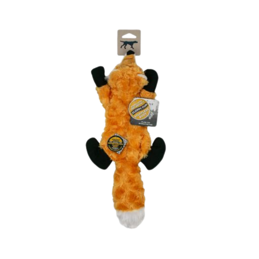 Tall Tails Stuffless Fox Squeaker Dog Toy