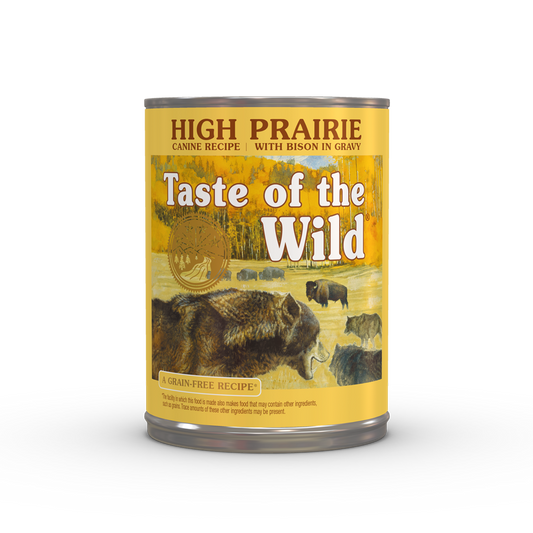 Taste of The Wild High Prairie Canine Recipe with Bison in Gravy Wet Dog Food