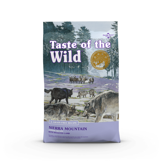 Taste of The Wild Sierra Mountain Canine Recipe with Roasted Lamb
