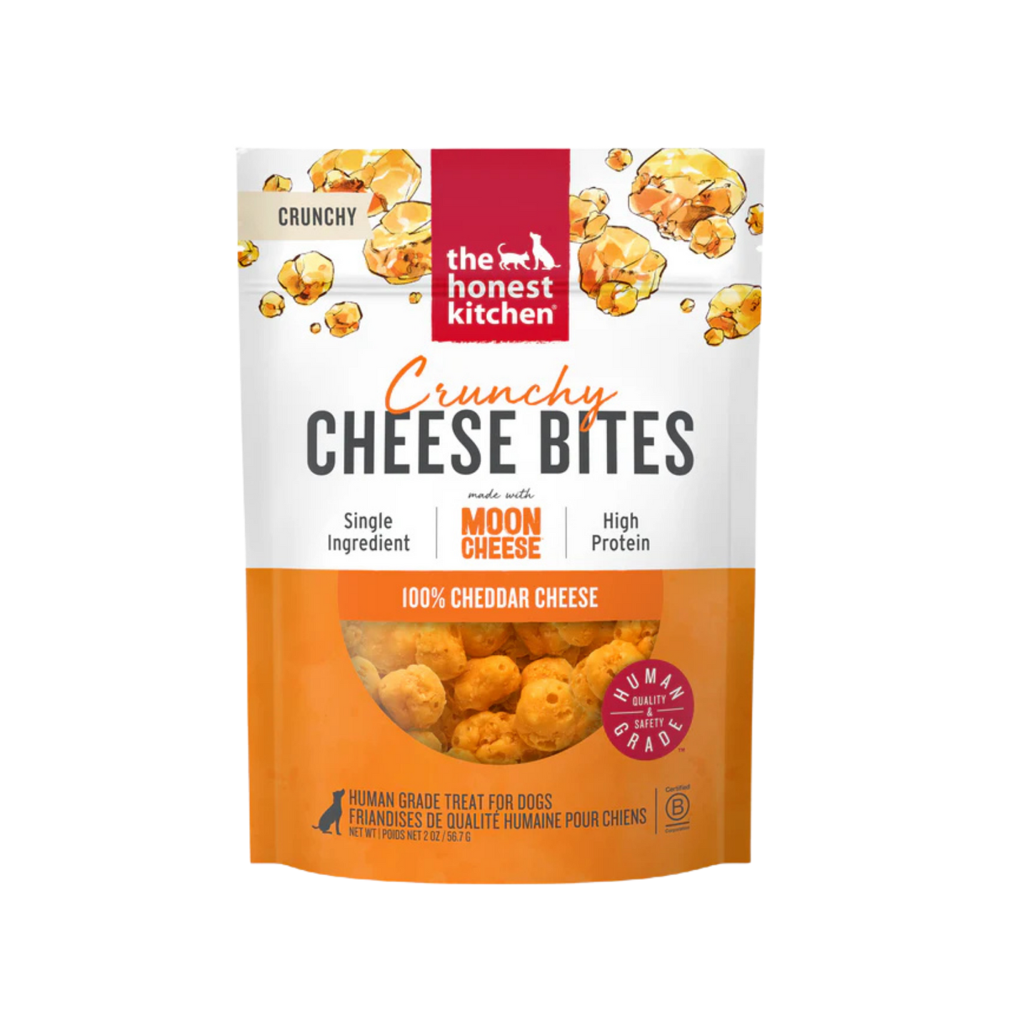 The Honest Kitchen Cheddar Cheese Bites Dog Treats