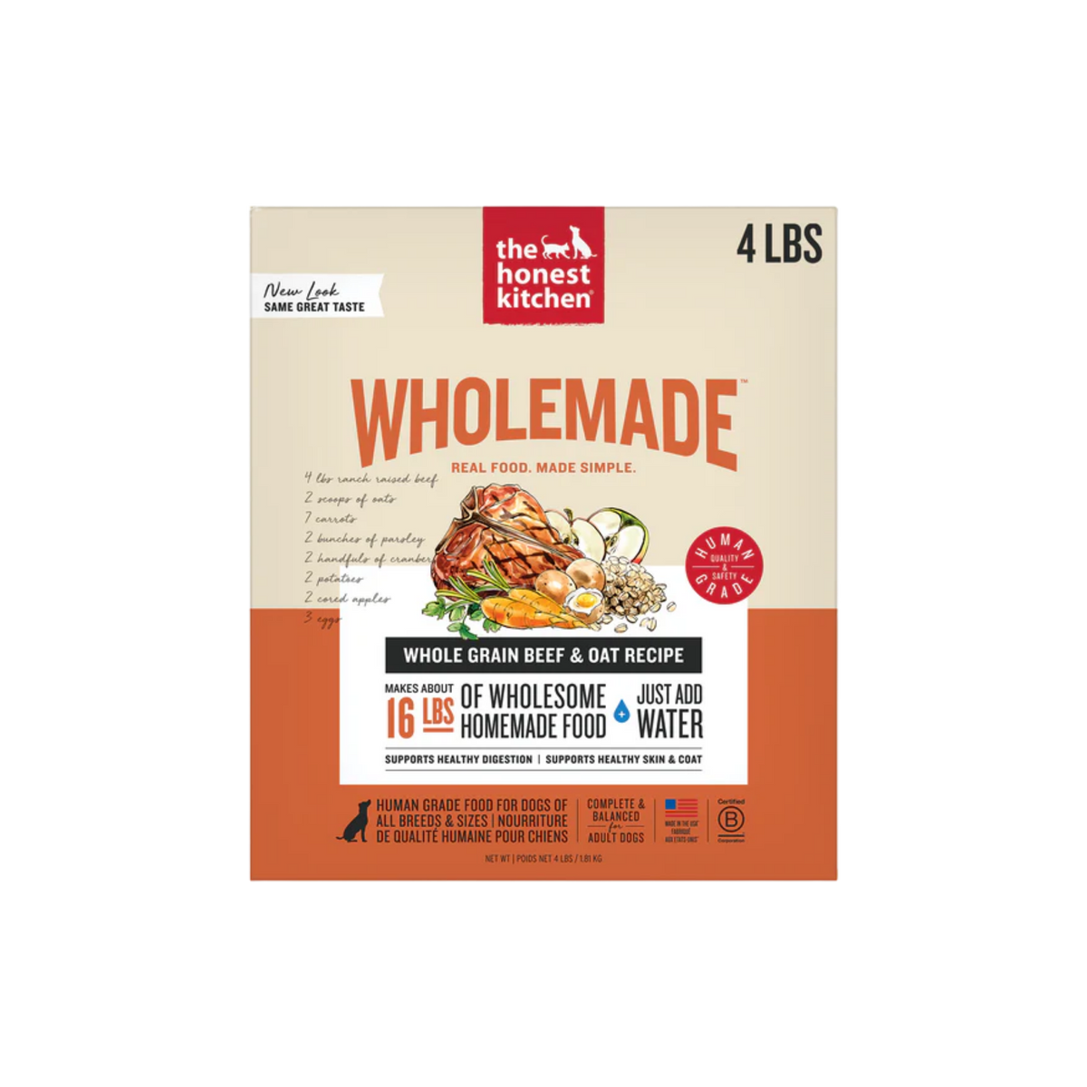 The Honest Kitchen Dehydrated Whole Grain Beef Dog Food