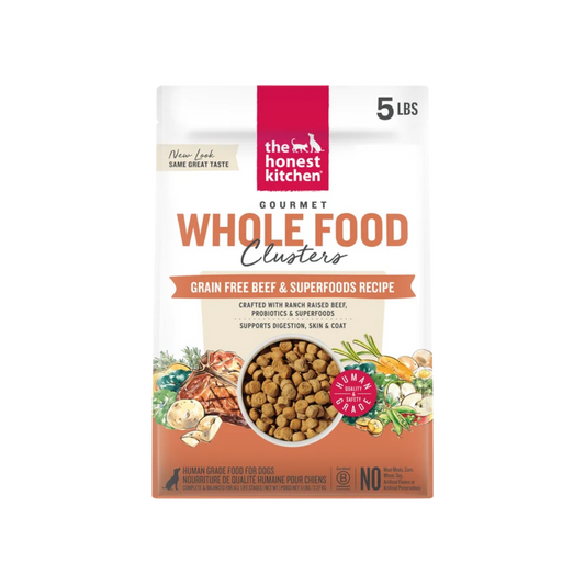 The Honest Kitchen Grain Free Beef Clusters Dry Dog Food